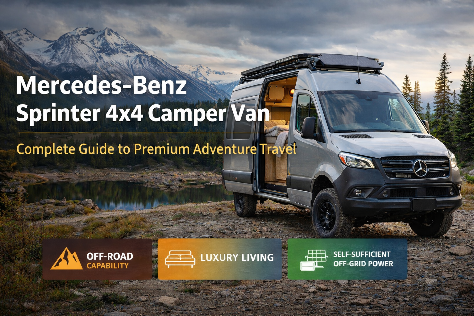 Mercedes Sprinter 4x4 camper van