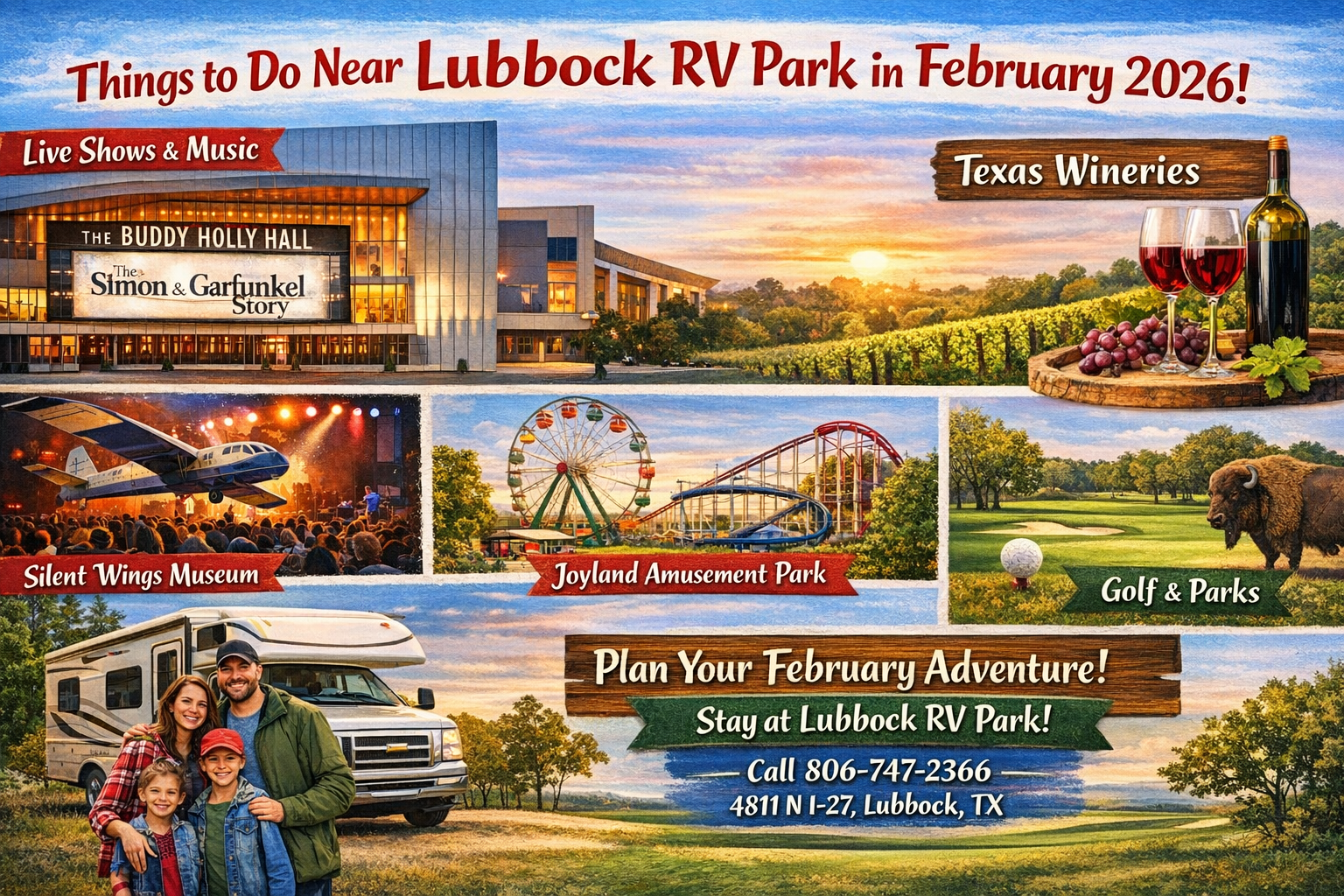 Things to do in February In Lubbock Texas
